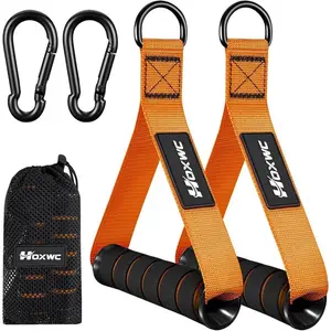 Cable Handles For Gym Equipment, Heavy Duty Handles For Resistance Band, Replacement Exercise Handles For Cable Machine, Pulley System, Strength Trainer, Pull Down Workout, Cable Attachments For Home Gym