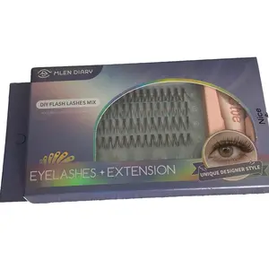Individual Eyelashes Extensions with glue