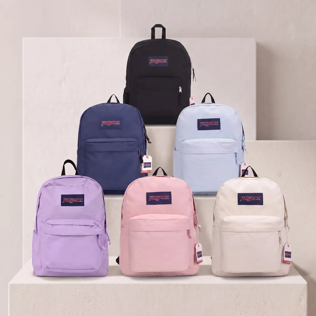 JanSport SuperBreak One Backpacks - Durable, Lightweight Bookbag with 1 Main Compartment, Front Utility Pocket with Built-in Organizer - Premium Backpack, Black