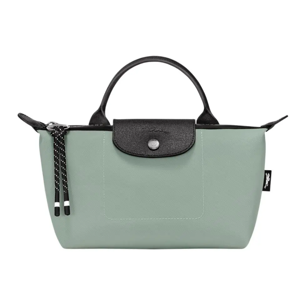 Women's LONGCHAMP Le Pliage Energy Foldable Minimalist Logo Print Tote Bag - Recycled Fiber, Green