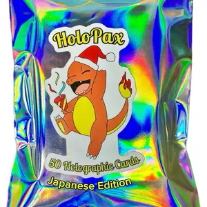 POKEMON MYSTERY BUNDLE 50 JAPANESE CARDS 38 HOLO 11 REVERSE HOLO & 1 ULTRA RARE + BONUS CARDS & STICKERS