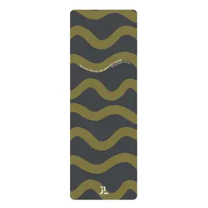 Mustard Green Exercise Rubber Mat