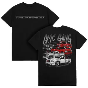 Trokiando Gmc Gang Black 2 Side T-shirt, Gift, Graphic Tee, Trending New Top Menswear Relaxed Fit