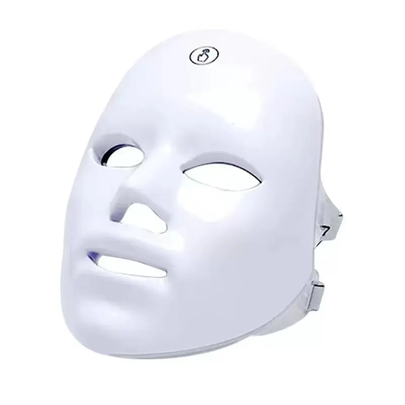 Beauty Mask Seven Color LED Light, Facial Home Photon Rejuvenator, Imported Instrument, Skin Care Device, New Condition