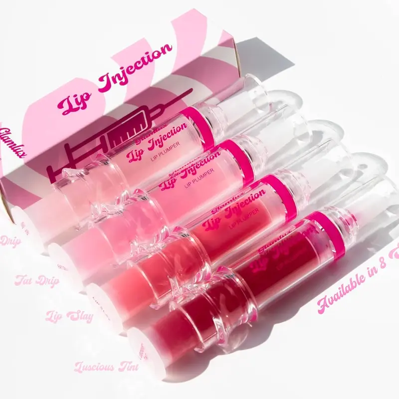 Glam Lux Lip Injection Plumping Lip Gloss Lipstick Makeup