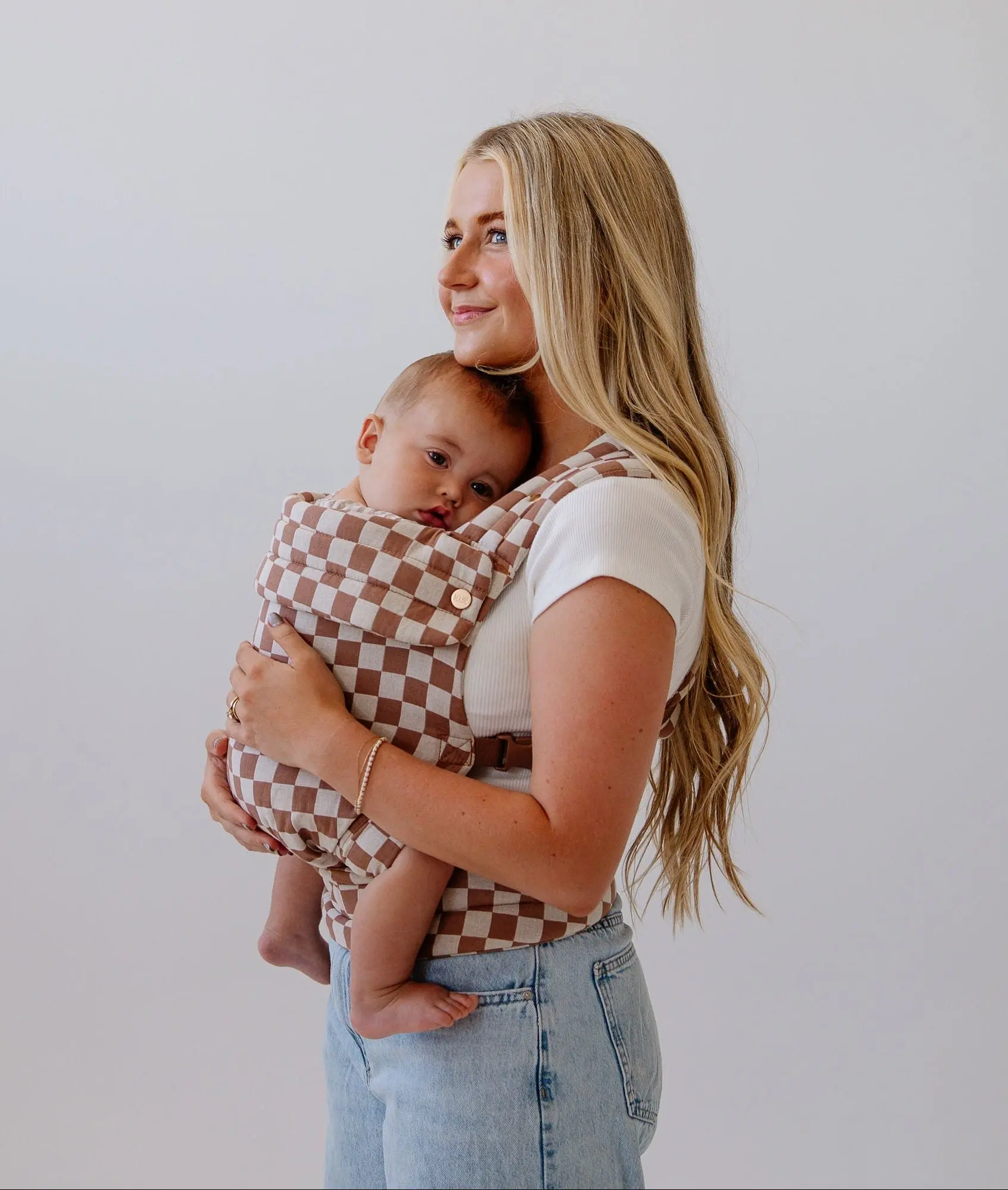 The Monarch Carrier - Mocha Check Ergonomic Lightweight