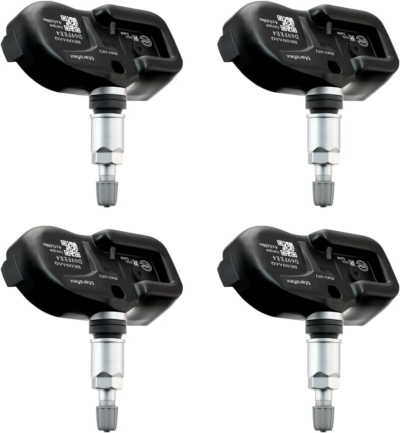 Marsflex TPMS Sensors PMV-107J Fit for Lexus GS ES GX RX Toyota Prius Rav4 | 315MHz 4Pcs Pre-programmed Tire Pressure Monitoring Sensor Fit for Camry Corolla Scion Pontiac, OEM 42607-33011 42607-33021