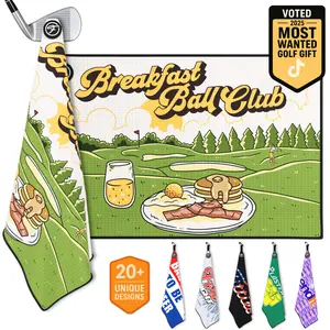 Fore Show Funny Magnetic Golf Towel Waffle Microfiber with Magnet for Golf Bags, Carts & Clubs - 24” x 16” Funny Golf Gift Accessory For Men