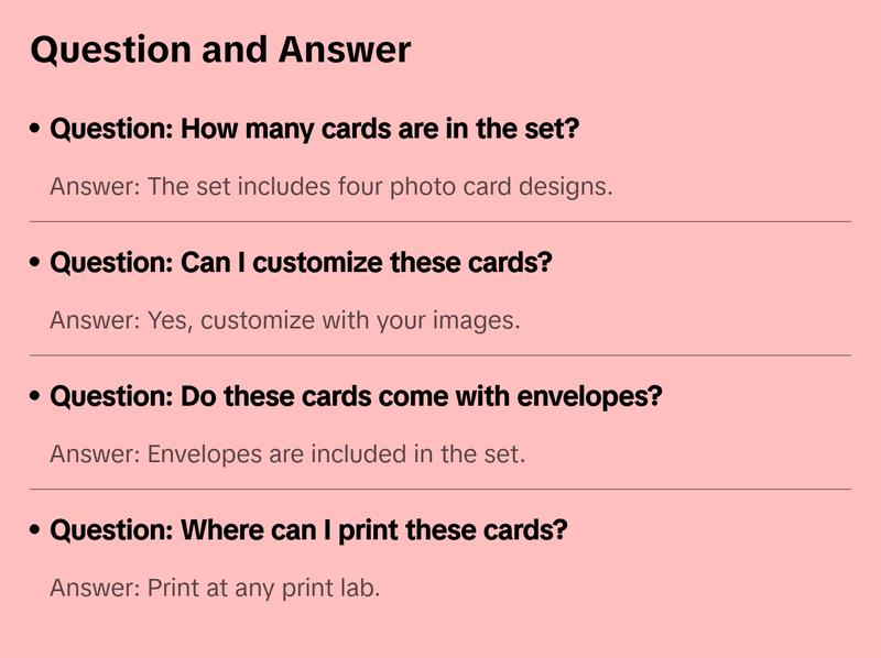 Christmas Photo Card Set - Yule Tide