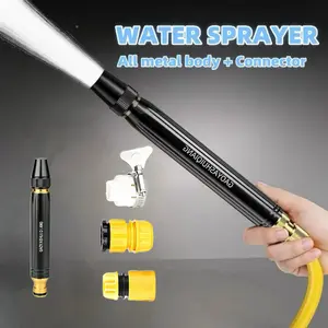 Adjustable Garden Hose Nozzle High Pressure Water Gun-Sprayer Car Wash Tool For Watering Flowers Cleaning Windows Outdoor Use,Summervibes