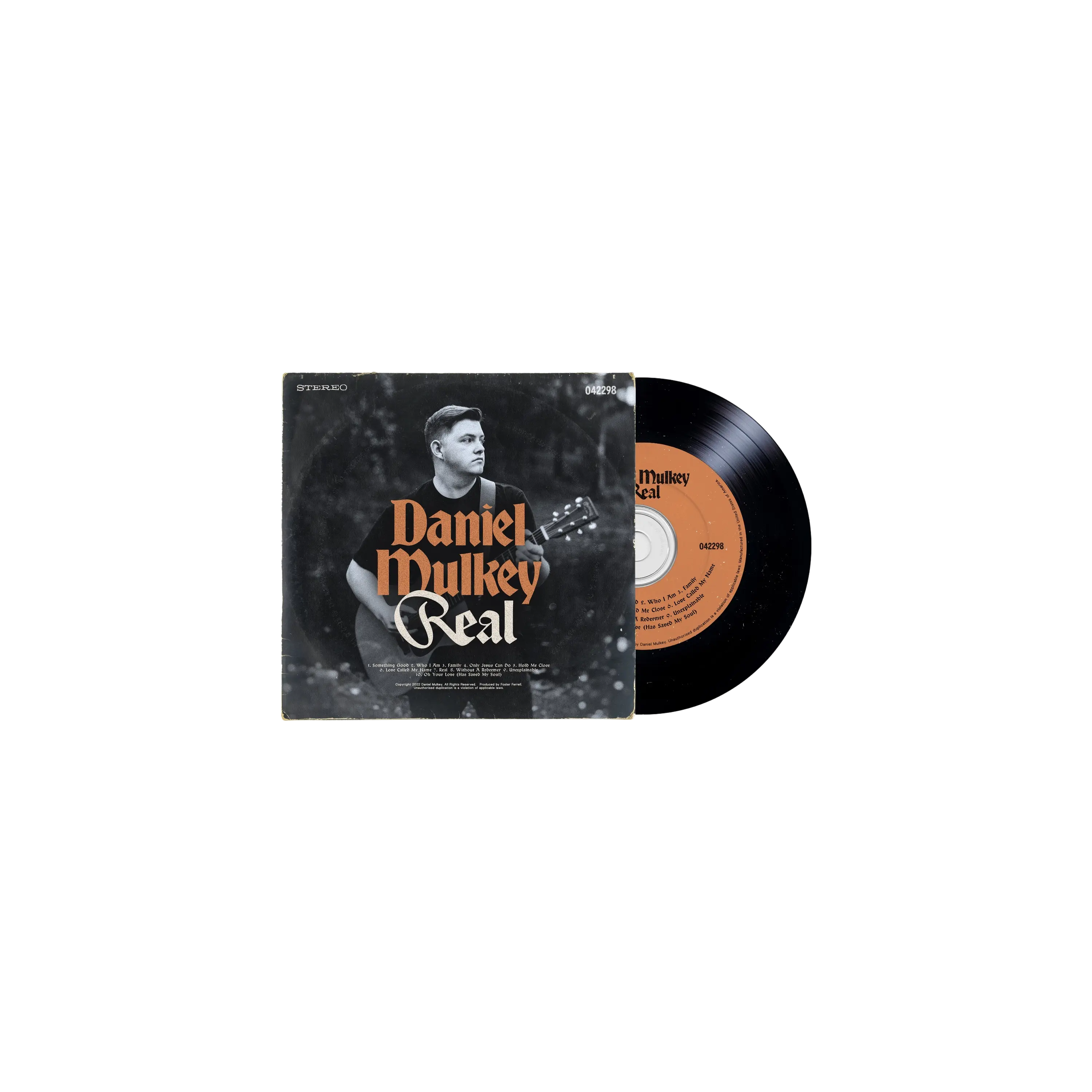 "Real" by Daniel Mulkey – Signed Physical CD