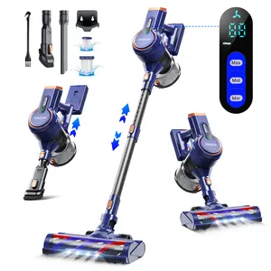 Qikcln VC06/ Voweek VC09/ Tagic VC02 Stick Cordless Vacuum Cleaner with 240W & 3 Modes for Carpet, Floor, Home Cleaning