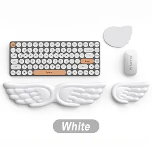 Mechanical Keyboard Mouse Wrist Rest Computer Keyboard Laptop Angel Wing Memory Foam Mouse Cushion Support Pad Wrist Support