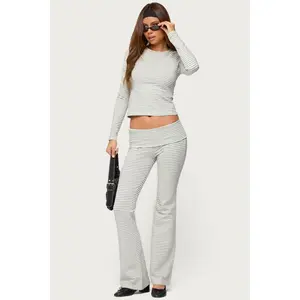 Kaeli Stripey Flared Leggings