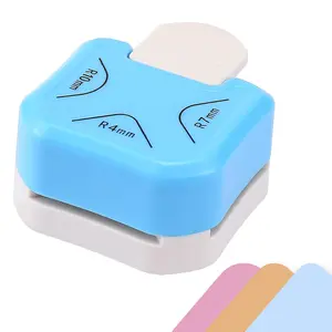 3 in 1 Corner Punch, 4mm, 7mm, 10mm 3 Way Corner Rounder Punch for Laminated, Cardstock,  Journal, Invitations,  Tags, Photocards, Business Cards, and Scrapbooking