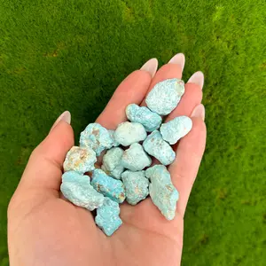 Raw Turquoise Stone Light Turquoise Crystal Stone Raw Crystals