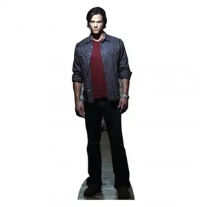 212 MAIN Sam Winchester Supernatural Cardboard Cutout (Advanced Graphics 1674) - Thematic Home Decor Wall Display for Brothers Fans, Ideal for Angel-Demon Hunt Scenarios