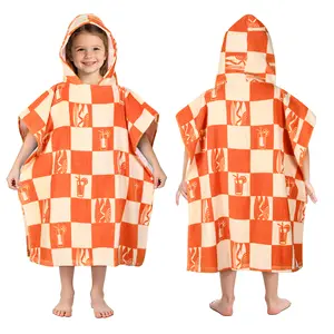 Childrens Hooded Beach Poncho Towel