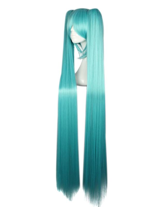abHair Hatsune Miku-Vocaloid Costume Wig - Ice Blue