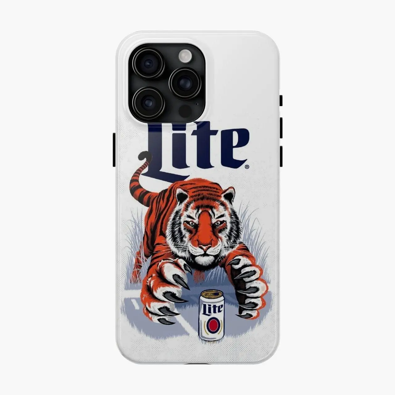 Retro Miller Lite Can Phone Case - Miller Lite A Fine Pilsner Beer Phone Case | Retro Brewery Cover - Phone Cover for iPhone 7-17 Pro Max / for Samsung S21-S25 Ultra N