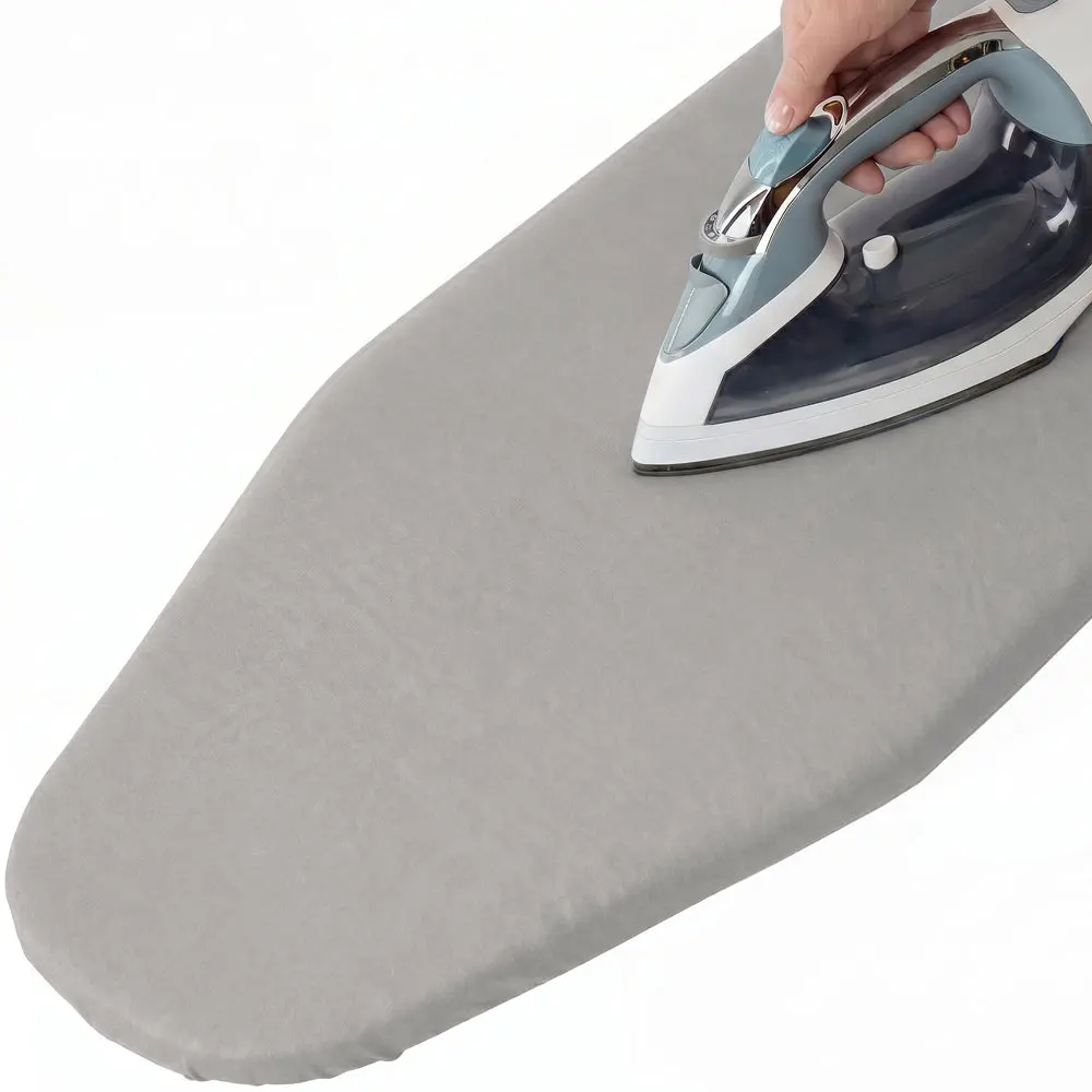 Gorilla Grip Ironing Board Cover, Silicone Coating, Full Size Scorch Resistant Padding, Elastic Edge, Heavy Duty Iron Pad Covers Standard Boards, Hook and Loop Fastener Strap