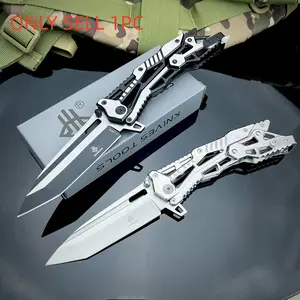 Mechanical Folding Knife Cool Gift Pocket Portable Fun Foldable Knife, Durable Blade Design, Ideal for Outdoor Adventures & Daily Use, Portable Multipurpose Knives