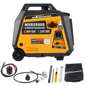 Power generator 3500 W LPG/gasoline gas power generator Digital Quiet Lightweight as emergency generator