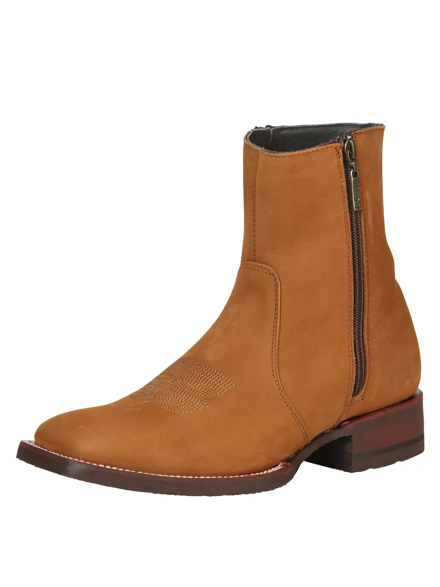 El Canelo Men’s Ankle Boots - Taupe Nubuck 45212