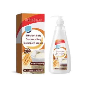 Jakehoe Dishwashing Liquid Detergent - Gentle, Scented Dishwasher Cleaners for Decontaminating, Oil-Removing Kitchen Utensils, Dishes, Chopsticks and Hands, Gentle Dishwasher Cleaners