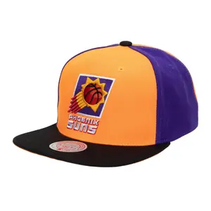Mitchell & Ness Orange/Black NBA Phoenix Suns On The Block HWC Snapback