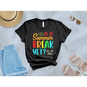 Women's summer vacation and relaxation Graphic T-Shirt - Short Sleeve Crew Neck Regular Fit Casual Wear | Soft & Breathable Fabric, Durable Print, Everyday Comfort, Machine Washable, casual summer fashion with vibrant typography and beach-themed graphics
