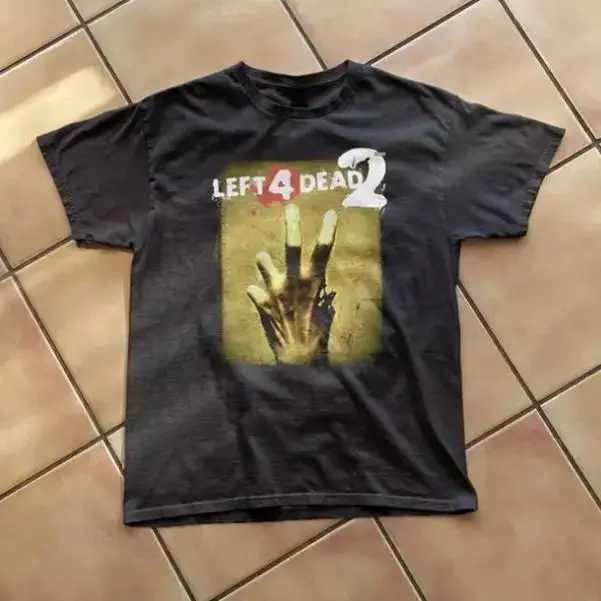 Left 4 Dead 2 T Shirt Vintage Grunge Graphic Opium  Unisex T-shirt, Y2k Shirt, Gift For Men Women