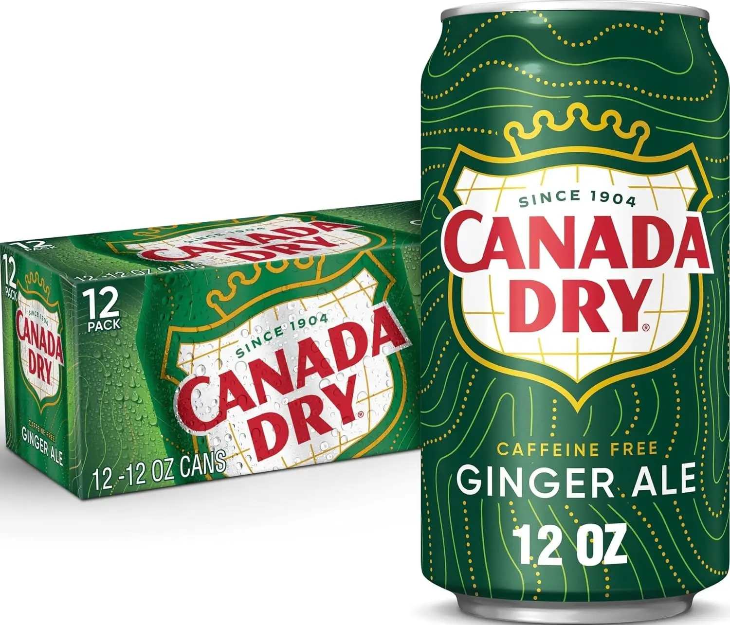 Canada Dry Ginger Ale Soda, 12 fl oz cans, 12 pack