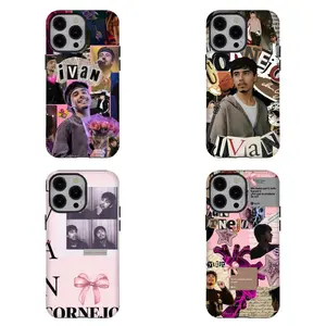 Singer Ivan Cornejo Mirada Collage Smartphone Casing - Trendy Aesthetic Fan Art Cellphone Accessory, Compatible with iPhone 11-17 & Samsung S21-S25, Handheld Gift for Music Fans