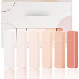 6 count Mini White Correction Tapes, Quick Dry Smooth Pull Out for Writing, Aesthetic Cute Correction Tape Set Easy To Use for Students School Office Supplies ()