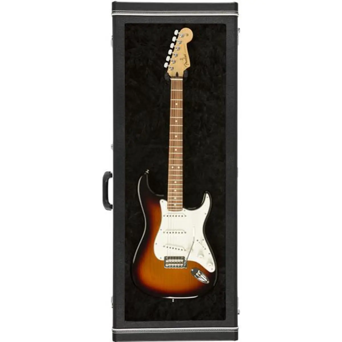 Fender 3-Ply Hardshell Wood Guitar Display Case, Black Tolex