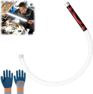 Westdeer Bendable LED Flashlight Stick, 28inch Long Rechargeable Flexible LED Work Light, Flexible Flashlight with High Lumen 3 Brightness Modes, Great for Car Mechanics, Mechanics, DIYers