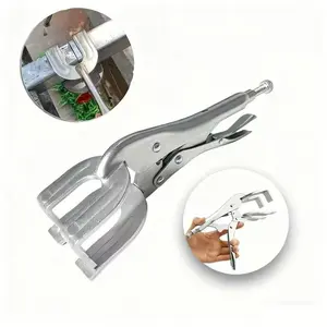 Adjustable U-Shaped Welding Clamp with Heavy-Duty Pipe Locking System & Ergonomic Non-Slip Handle - Suitable for Arc Welding, Gas Shielded Welding, Woodworking Clamps, Pipe & Panel for DIY,Workshops