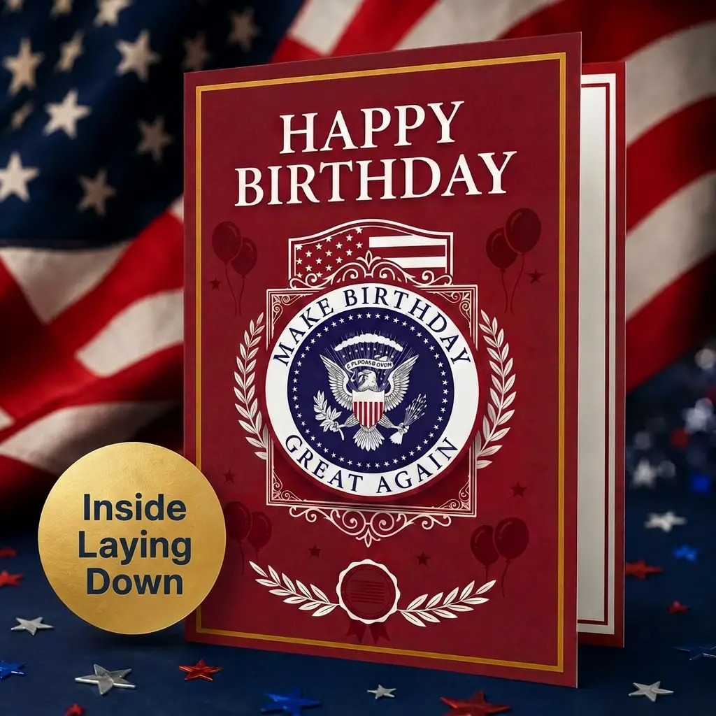Funny Talking Birthday Card with Sound, Voice Audio Greeting Card, Lounging Birthday Scene, 5x7 Birthday Card with Envelope, Hilarious Gag Gift for Dad Mom Friends Family
