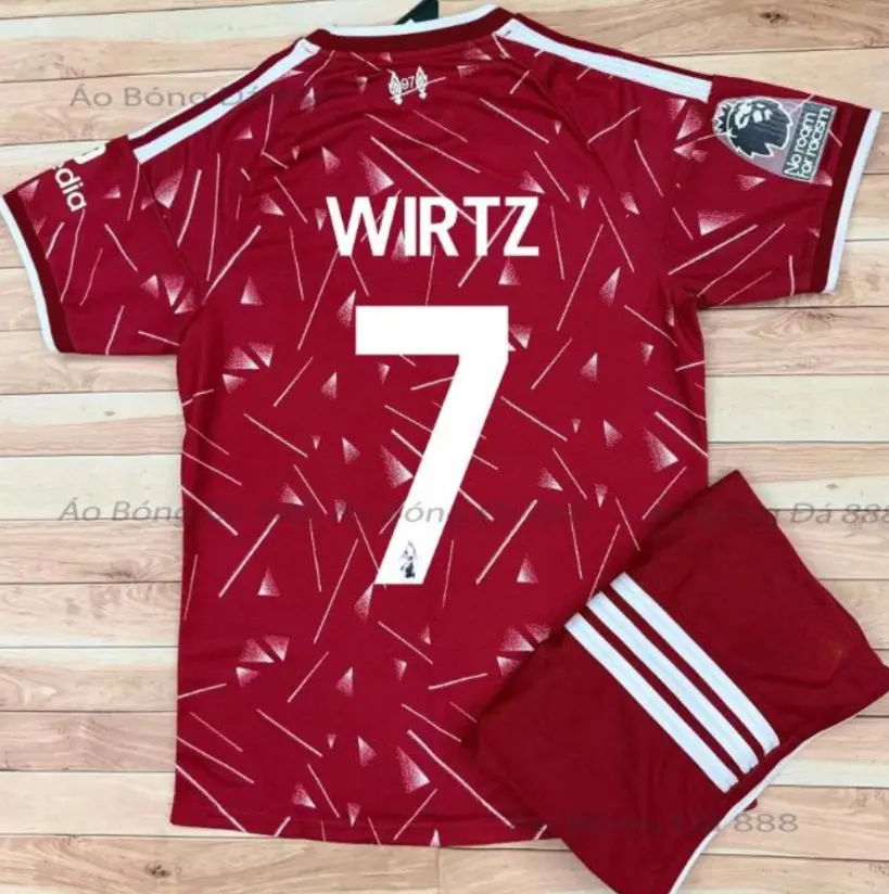 Classic Red Soccer Jersey Set – Lightweight Football Uniform with Shorts, Breathable Quick-Dry Sportswear for Men, Women
