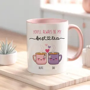 Bestie Mug, You'll Always Be My Best-Tea Mug, Birthday Present for Friend, Funny Friendship Gift