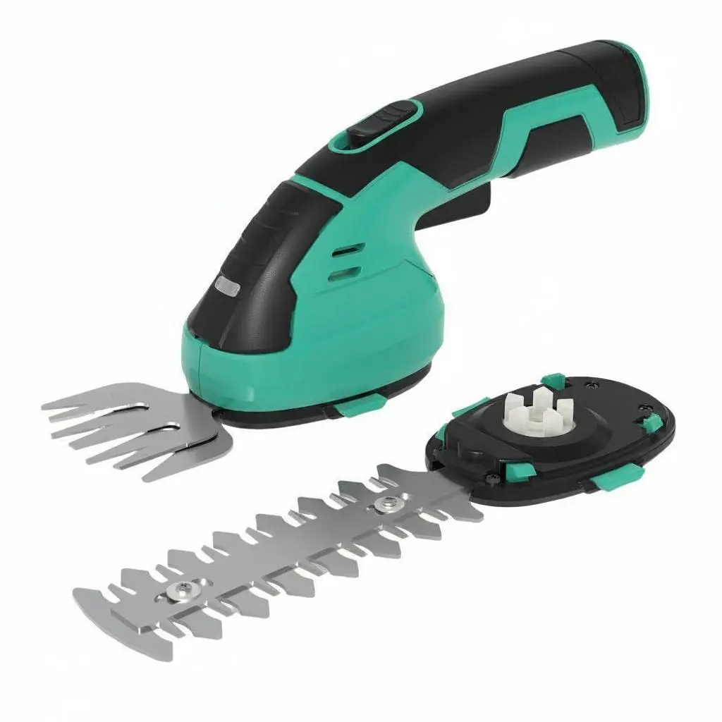 Versatile Wireless 2-in-1 Grass Shear & Shrub Trimmer, 7.2V Rechargeable Handheld Electric Hedge Cutter with Type-C Charging, Lightweight Portable Cordless Grass Trimmer for Garden Lawn Hedge Pruning Shearing