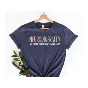 Neurodiversity All Great Minds Don't Mind Alike Shirt, Mental Health Awareness Shirt, Neurodiverse Support Tee