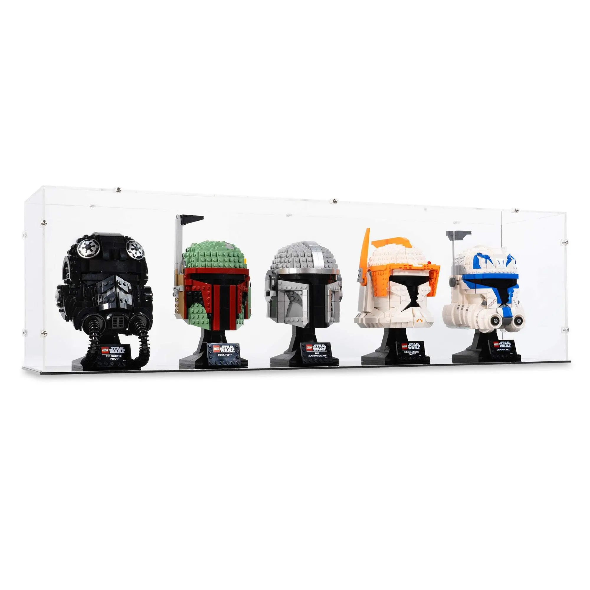 5x LEGO® Helmets Display Case