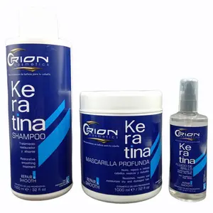 Orion Keratin Hair Care Kit – Shampoo, Deep Repair Mask & Shine Serum | Smooth & Frizz Control for Dry, Damaged Hair | Professional Hair Treatment Set