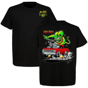 Heavy Chevy Retro Ed Roth x Rat Fink T-Shirt Vintage 90s Old School Cotton Top Car Lover