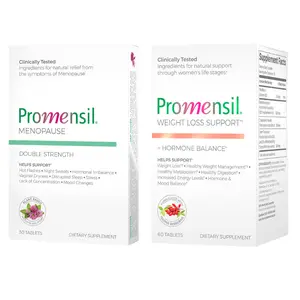 Promensil Double Strength Metabolic Wellness & Vitality Support Healthcare Natural Plant-Based Vitamin Tablets for Energy & Antioxidant Support