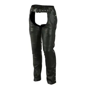 Buster™ Unisex  leather motorcycle chaps