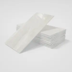 16pcs/32pcs ✨White Marble Peel & Stick Wall Tiles 4x8" | Waterproof Backsplash for Instant Kitchen & Bathroom Glow Up!