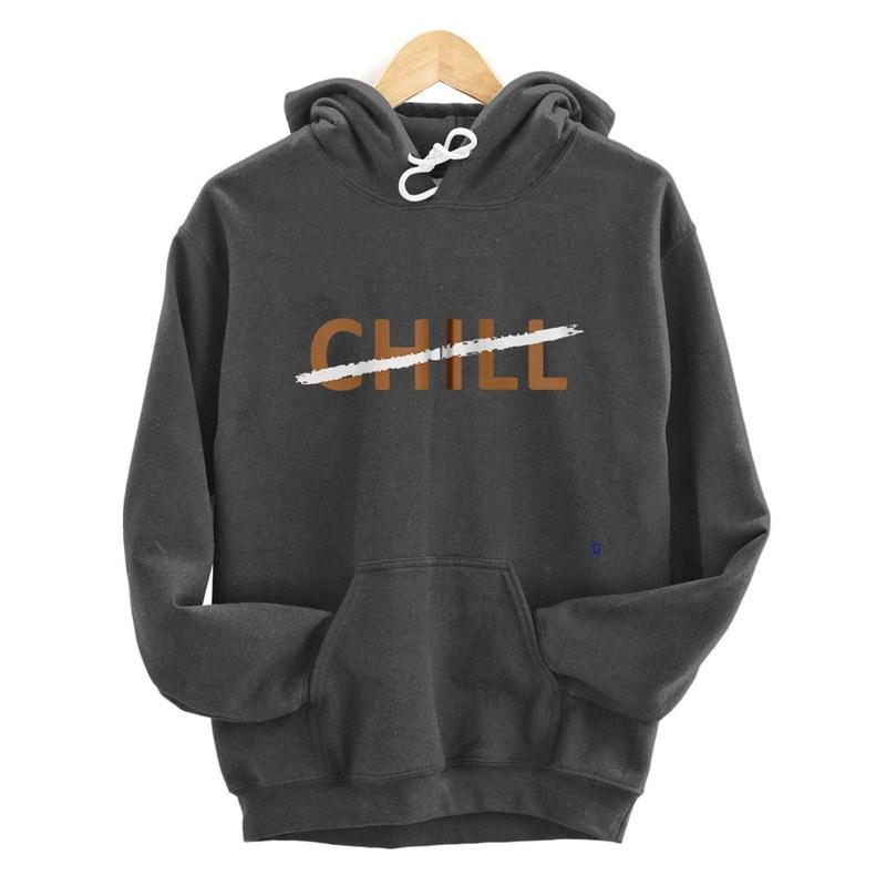 Personalized Brown I Ain't The One - 0 Chill Brown Graphic Zip Hoodie